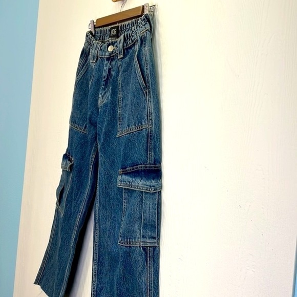 Urban Outfitters - BDG Hi Rise Elastic Waist Skate Jean With Pockets Size 24 - Picture 5 of 9